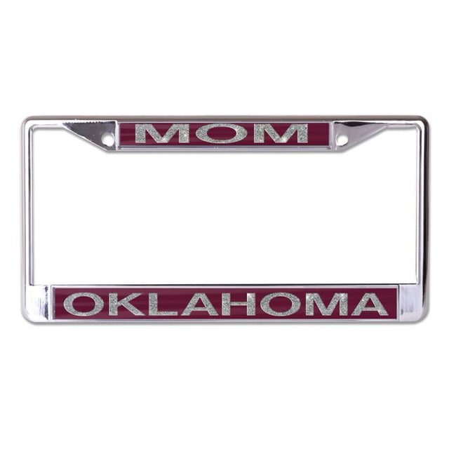 Oklahoma Sooners LETRAS BRILLANTES Licencia Plt Marco S/L Impreso