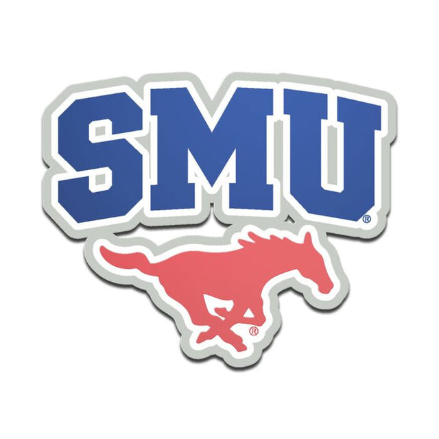 Southern Methodist Mustangs Acrylic Auto Emblem