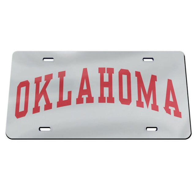 Oklahoma Sooners Acrylic Classic License Plates