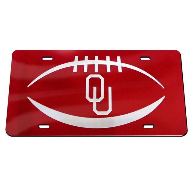 Matrícula acrílica especial de los Oklahoma Sooners