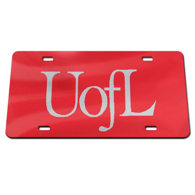 Louisville Cardinals Acrylic Classic License Plates