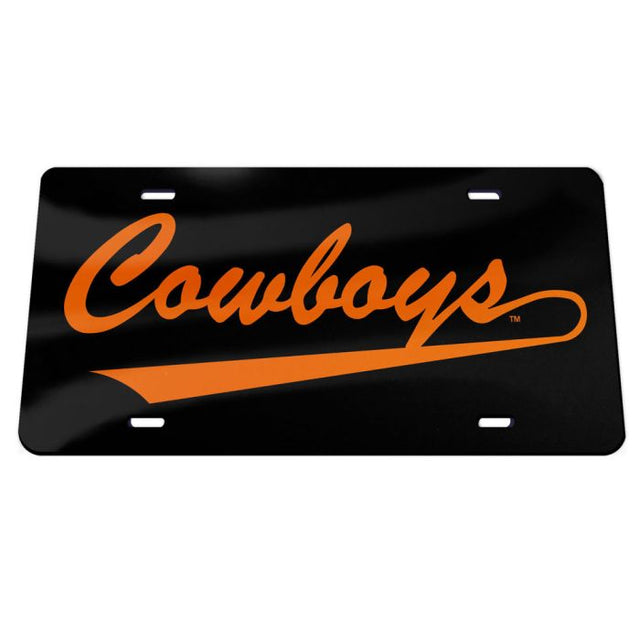 Oklahoma State Cowboys Acrylic Classic License Plates