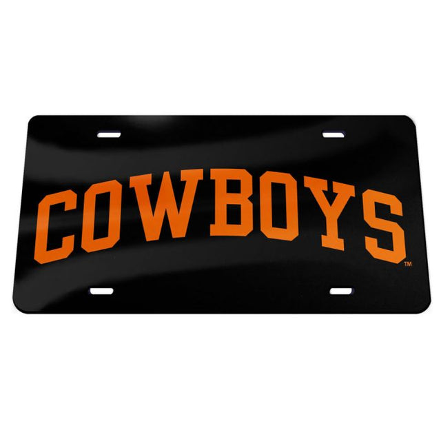 Oklahoma State Cowboys Acrylic Classic License Plates