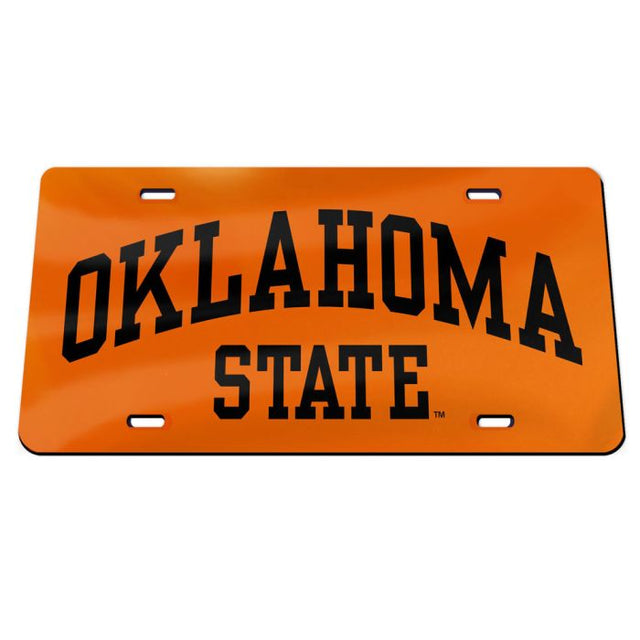 Oklahoma State Cowboys Specialty Acrylic License Plate