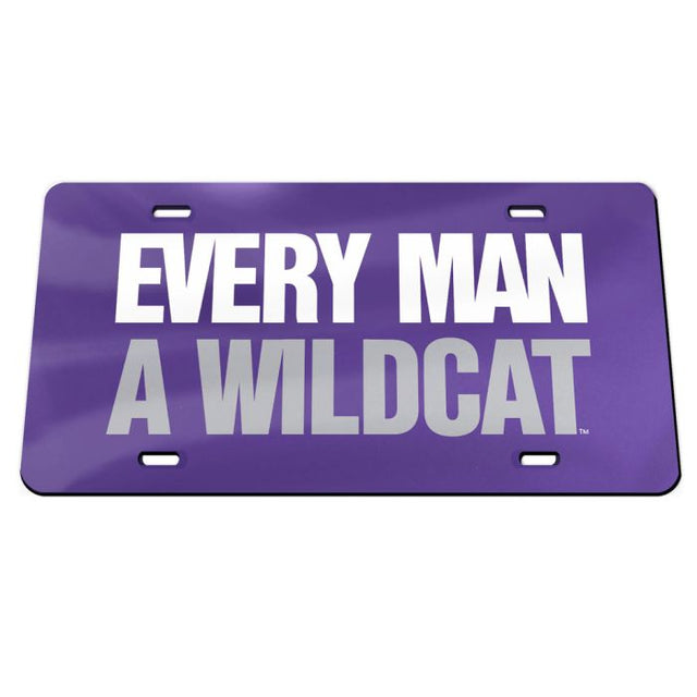 Kansas State Wildcats Acrylic Classic License Plates