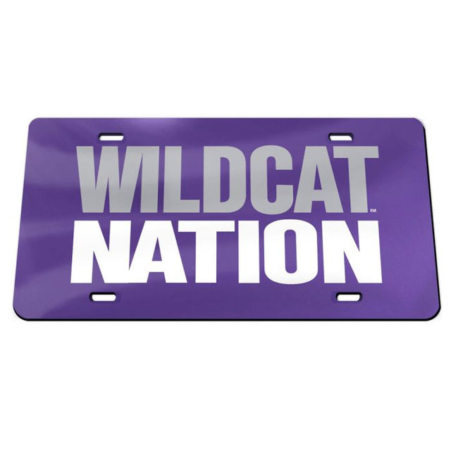 Kansas State Wildcats Acrylic Classic License Plates