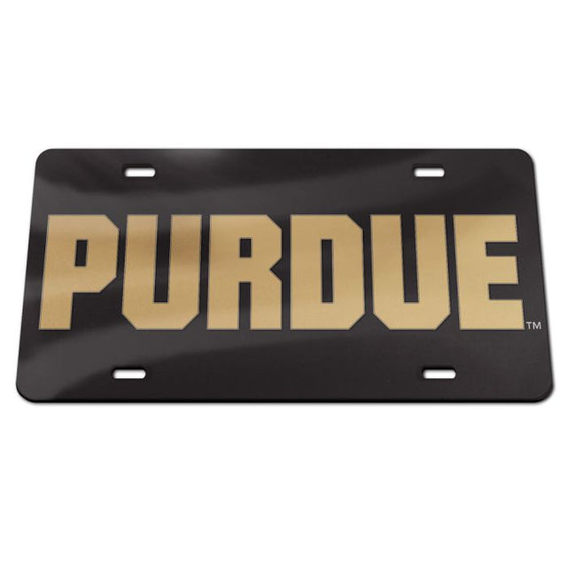 Purdue Boilermakers Specialty Acrylic License Plate