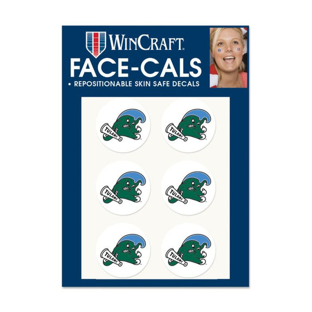 Tulane Green Wave Face Cals