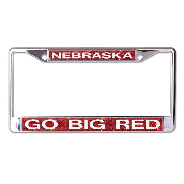 Nebraska Cornhuskers FONDO BRILLANTE Licencia Plt Marco S/L Impreso