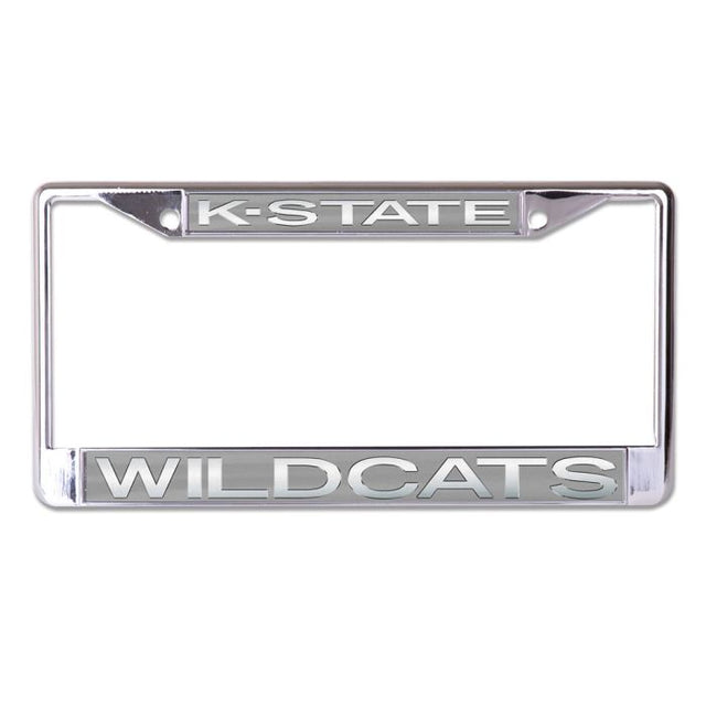 Kansas State Wildcats FROSTED Lic Plt Frame S/L Printed