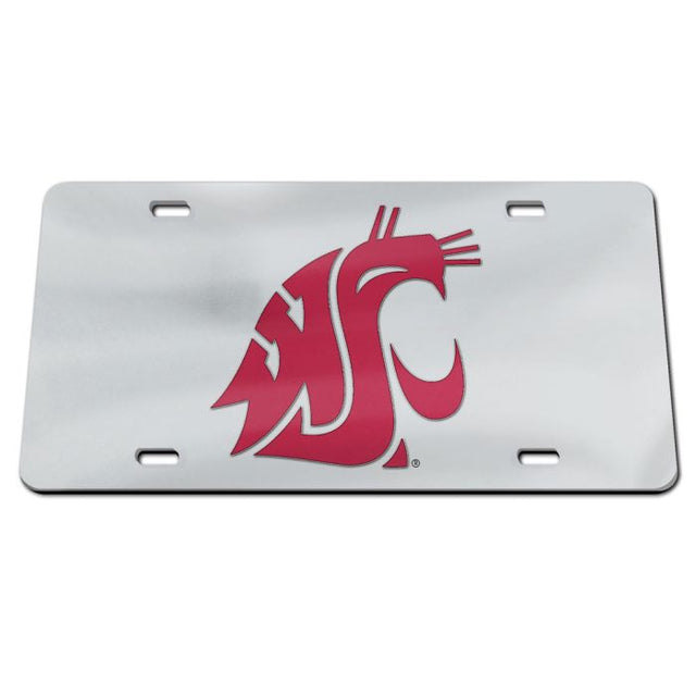 Placas de matrícula clásicas de acrílico de los Washington State Cougars