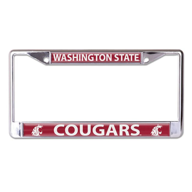 Washington State Cougars Lic Plt Frame S/L Domed