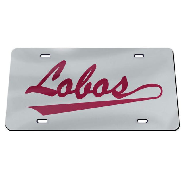 New Mexico Lobos Acrylic Classic License Plates