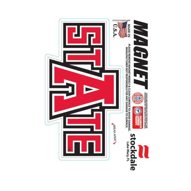 Imanes para exteriores de Arkansas State Red Wolves de 3" x 5"