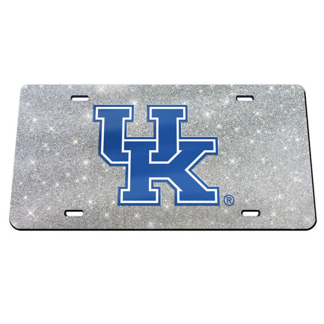 Kentucky Wildcats GLITTER BACKGROUND Acrylic Classic License Plates