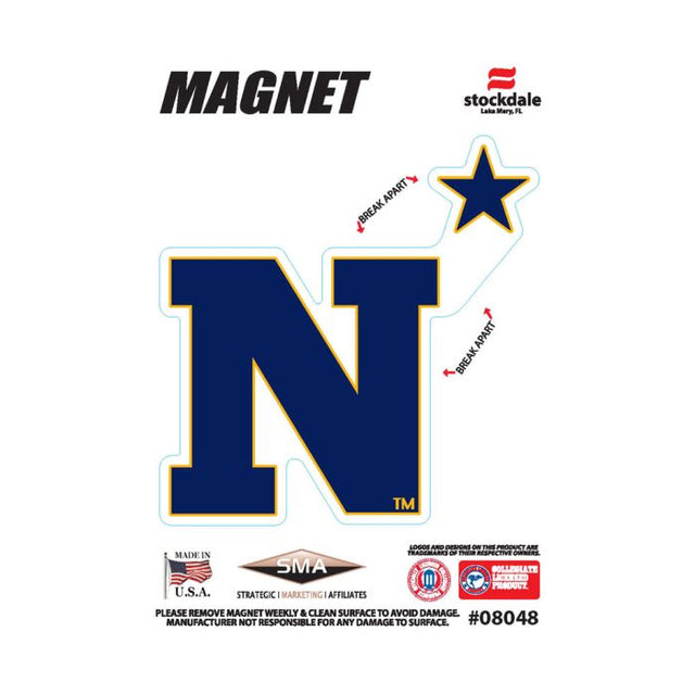 Navy Midshipmen Outdoor Magnets 3" x 5"