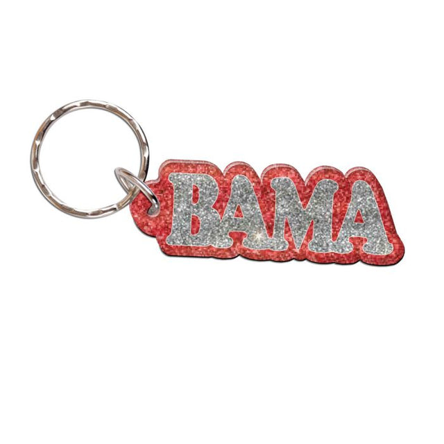 Alabama Crimson Tide Keychain w/Letters