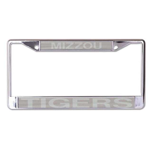 Missouri Tigers FROSTED Lic Plt Frame S/L Printed