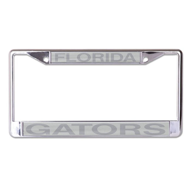 Florida Gators FROSTED Lic Plt Frame S/L Printed