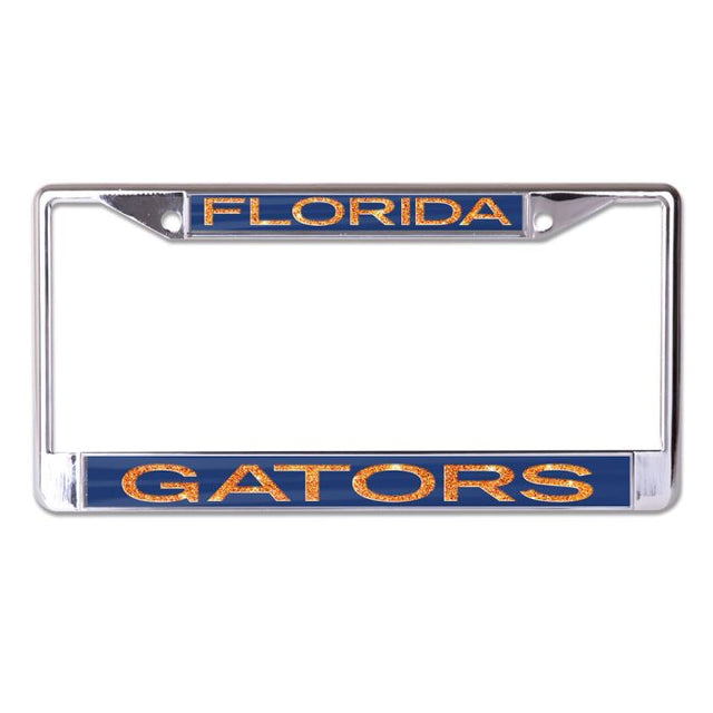 Florida Gators GLITTER LETTERS Lic Plt Frame S/L Printed