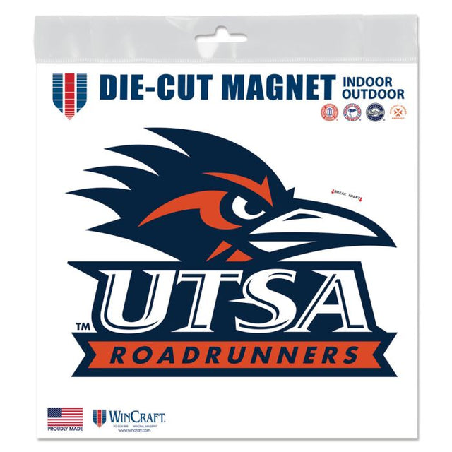 Imanes para exteriores de los Texas San Antonio Roadrunners, 12" x 12"