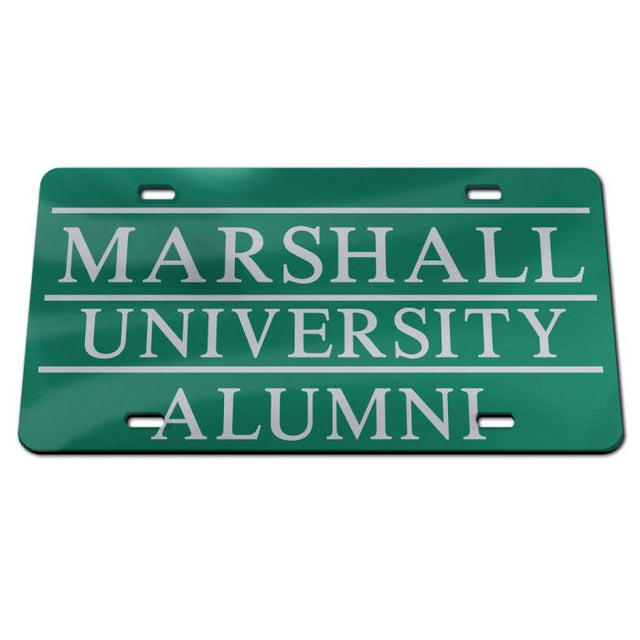 Placas de matrícula clásicas de acrílico de Marshall Thundering Herd