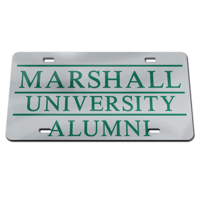 Placas de matrícula clásicas de acrílico de Marshall Thundering Herd