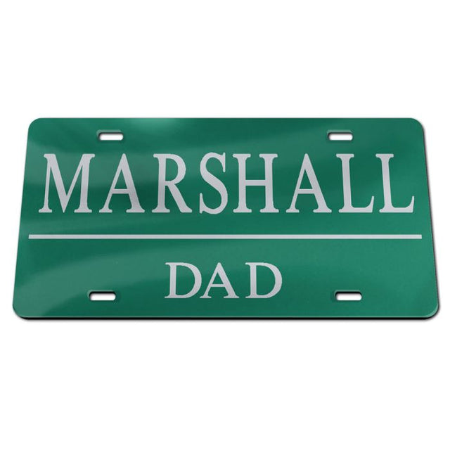 Placa de matrícula acrílica especial Marshall Thundering Herd