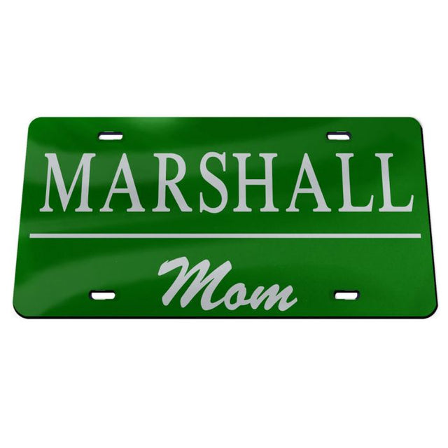 Placas de matrícula clásicas de acrílico de Marshall Thundering Herd