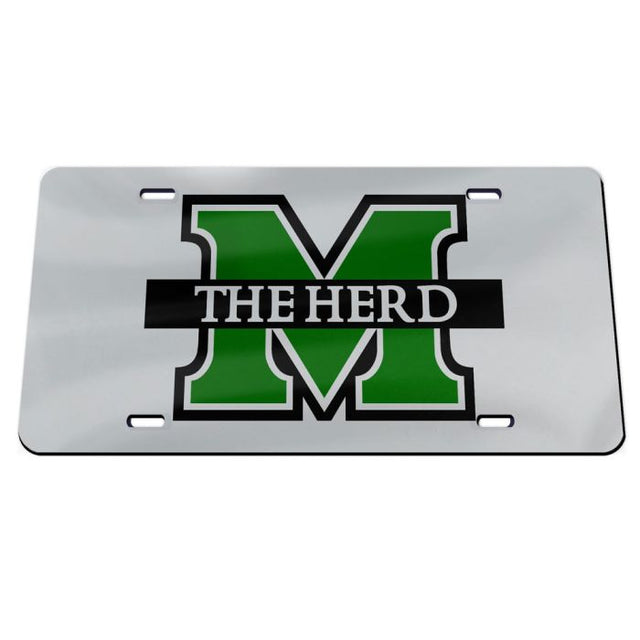 Marshall Thundering Herd Specialty Acrylic License Plate