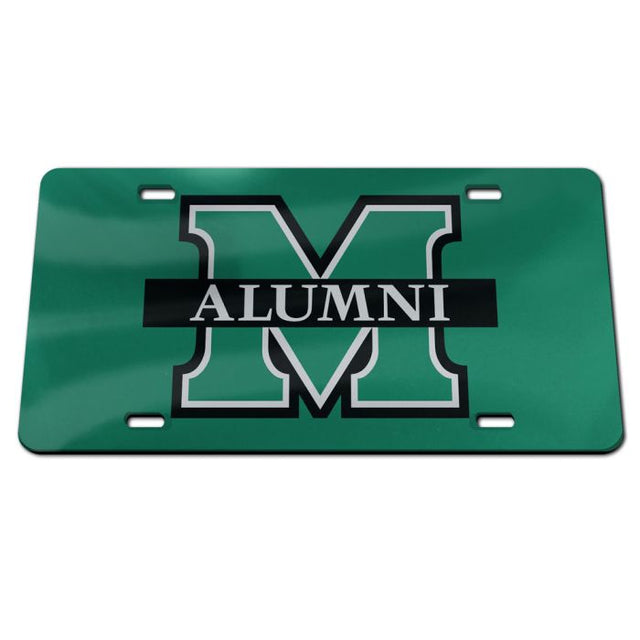 Marshall Thundering Herd Specialty Acrylic License Plate