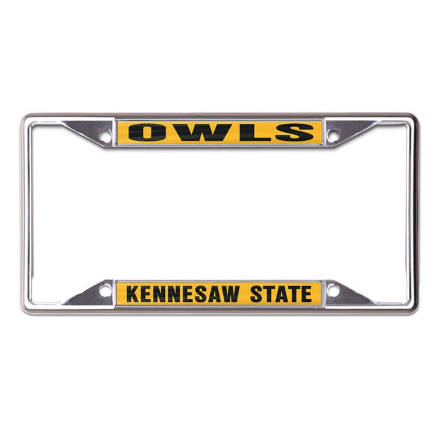 Kennesaw State Owls Lic Plt Frame S/S Printed