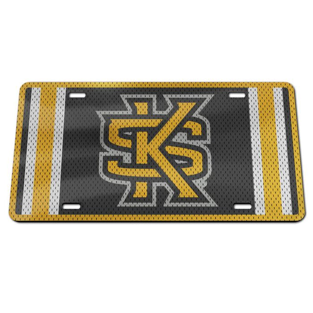 Matrícula acrílica especial de Kennesaw State Owls JERSEY