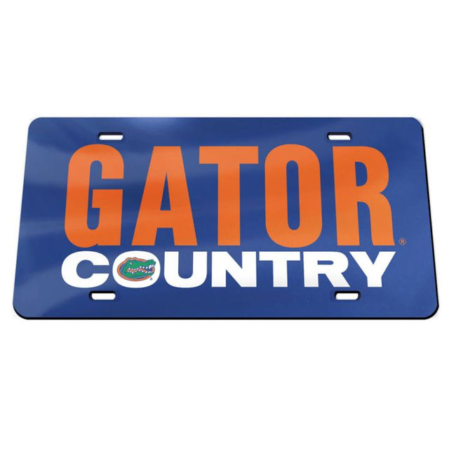 Florida Gators Specialty Acrylic License Plate