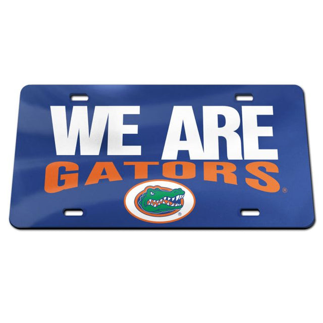 Florida Gators Acrylic Classic License Plates