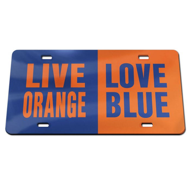 Florida Gators Acrylic Classic License Plates