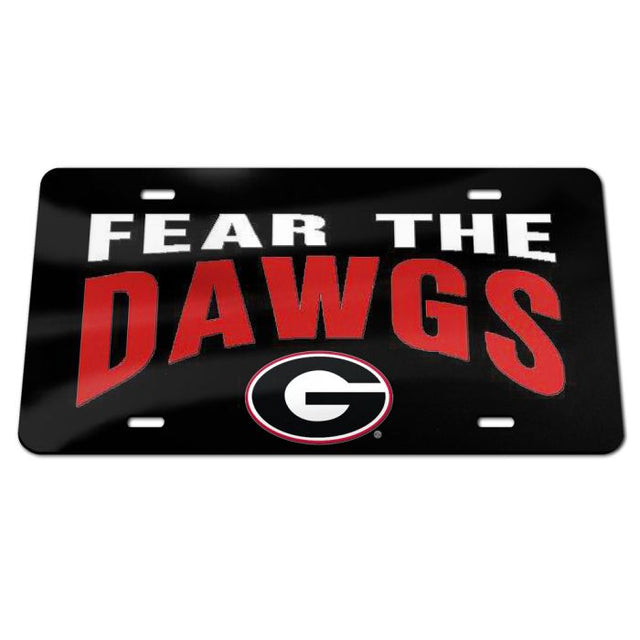 Georgia Bulldogs Specialty Acrylic License Plate