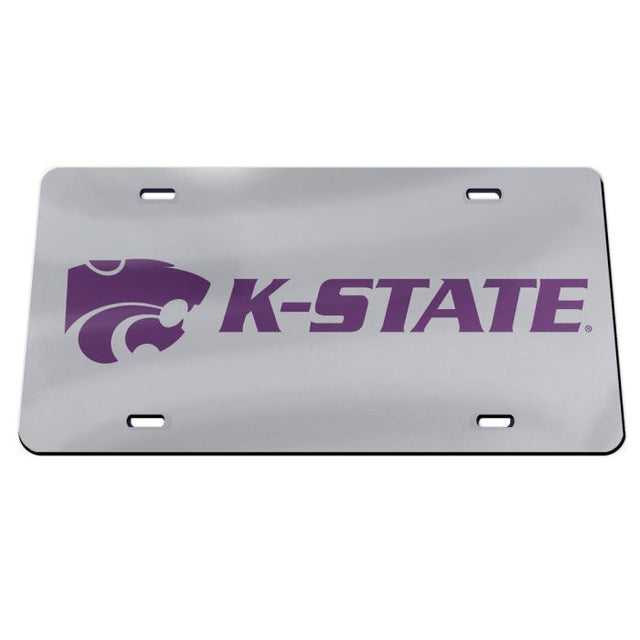 Kansas State Wildcats Acrylic Classic License Plates