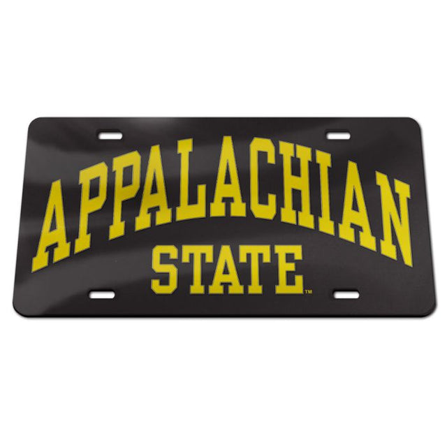 Matrícula acrílica especial de Appalachian State Mountaineers