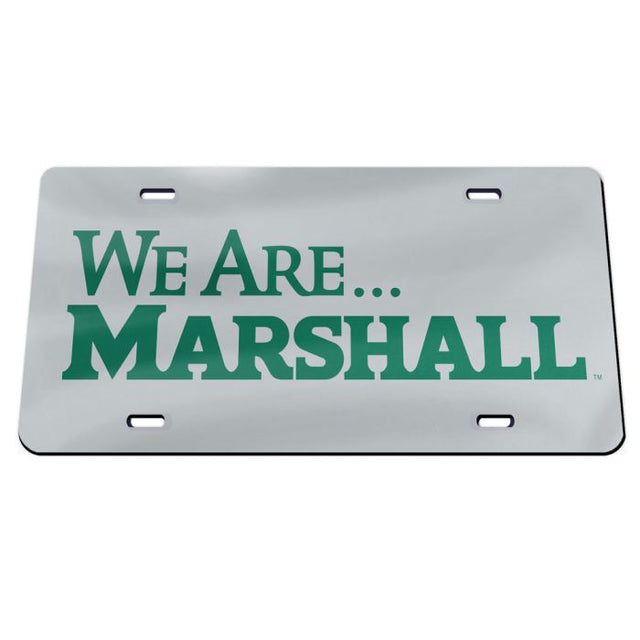 Placas de matrícula clásicas de acrílico de Marshall Thundering Herd