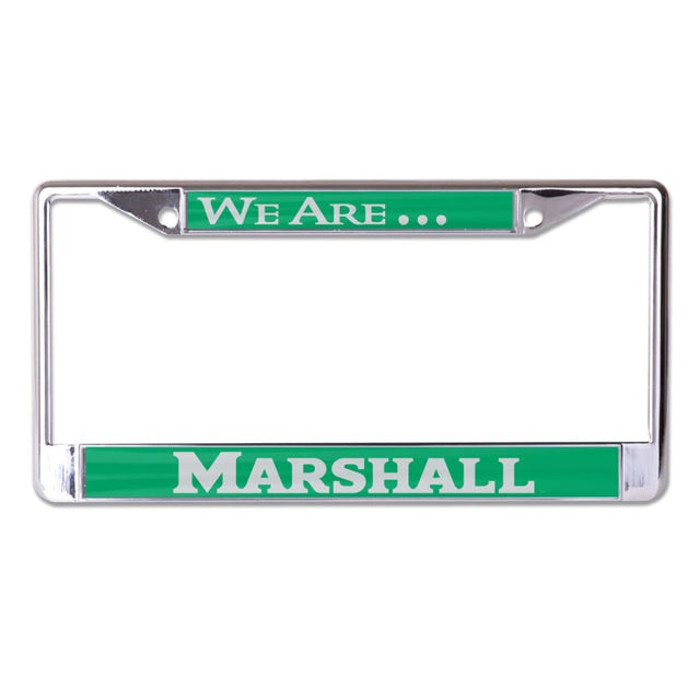 Marshall Thundering Herd Lic Plt Frame S/L Printed