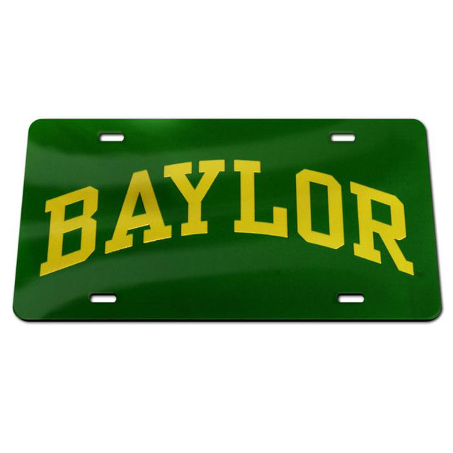 Baylor Bears Acrylic Classic License Plates