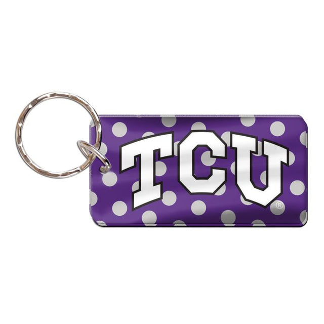 TCU Horned Frogs Keychain Rectangle