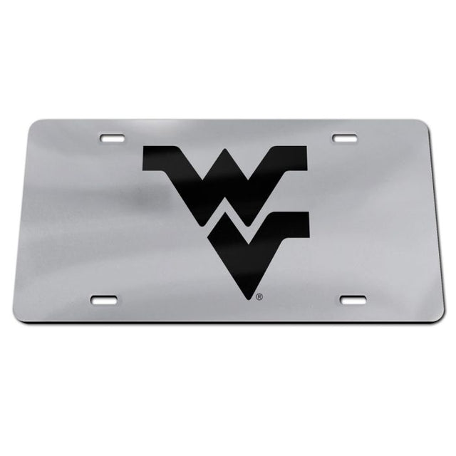 Placas de matrícula clásicas de acrílico de los Mountaineers de West Virginia