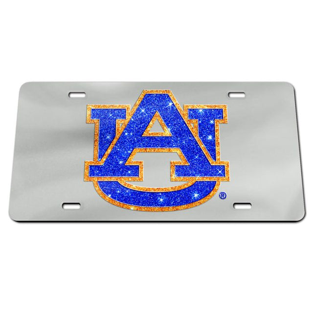 Placas de matrícula clásicas de acrílico con el logotipo BRILLO de los Auburn Tigers