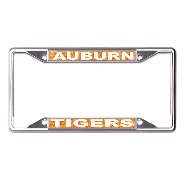 Auburn Tigers GLITTER BACKGROUND Lic Plt Frame S/S Printed