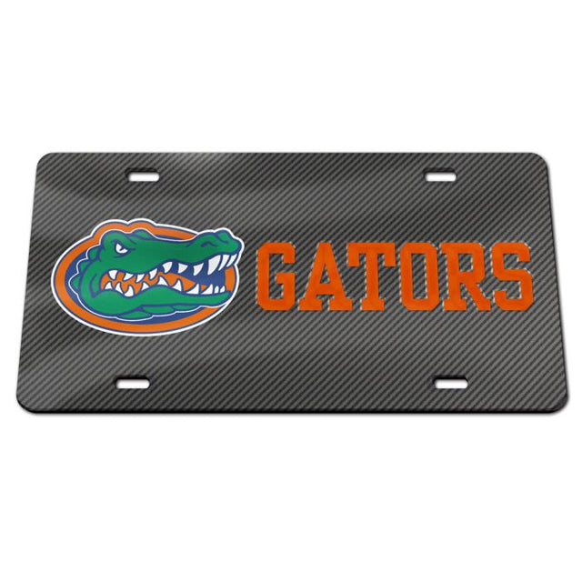 Florida Gators CARBON Specialty Acrylic License Plate