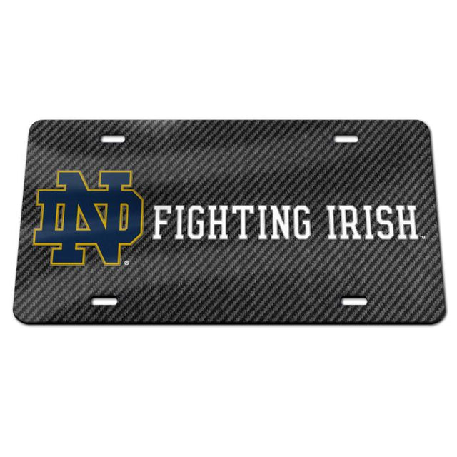 Notre Dame Fighting Irish Specialty Acrylic License Plate