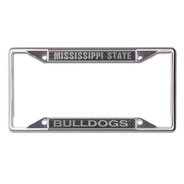 Mississippi State Bulldogs CARBON Lic Plt Marco S/S Impreso