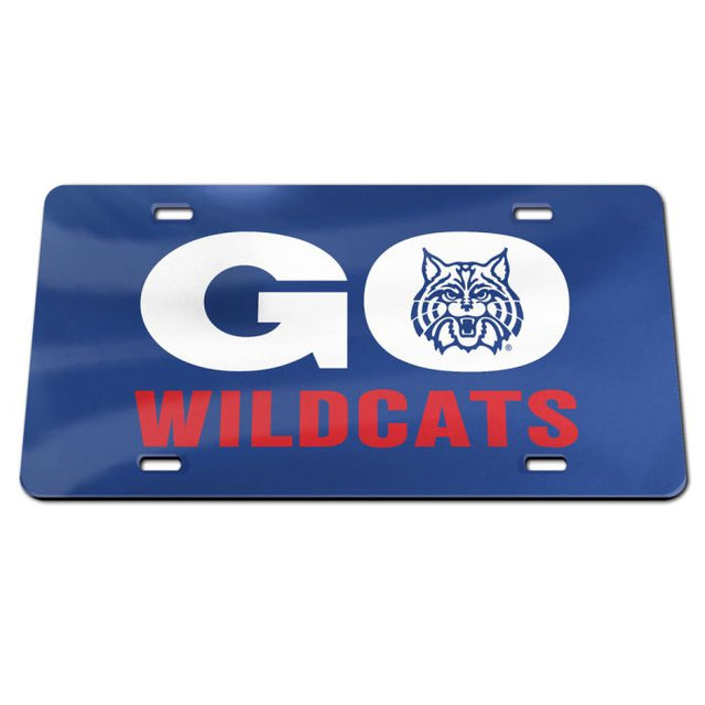 Arizona Wildcats Acrylic Classic License Plates